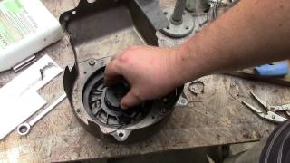 HOW TO repair a Pull Cord on a Briggs and Stratton Lawnmower [upl. by Einad]