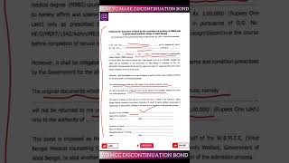 how to make discontinuation bond wbmcc neet [upl. by Canada314]