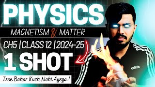 Magnetism amp Matter Detailed Oneshot  PYQ Chapter 5 Class 12 Physics CBSE 202425 🔥 cbse [upl. by Animsaj]