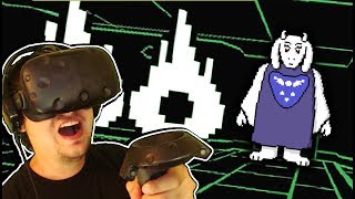 FIGHTING TORIEL IN VIRTUAL REALITY Undertale VR [upl. by Trefler441]