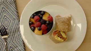 Breakfast Wrap with Seitan Sausage Crumbles [upl. by Sonaj]