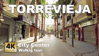 Torrevieja City Сenter Spain  Costa Blanca  Walking tour 2023 4k 60 fps [upl. by Eresed]