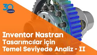 Inventor Nastran ile Tasarımcılar için Temel Seviyede Analiz  II [upl. by Derry479]