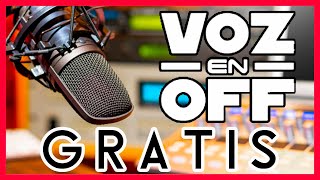 🎤VOZ EN OFF GRATIS🎤 para emisoras de RADIO📻  🔴VOZ EN OFF GRATIS🔴  👉👉VOZ para RADIO GRATIS [upl. by Enninaej]