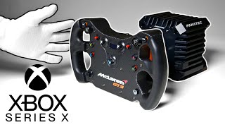 Fanatec CSL DD Direct Drive Racing Wheel Unboxing Xbox Series X Gameplay [upl. by Pallaton]