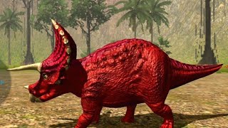 Best Dino Games  Triceratops Simulator Android Gameplay [upl. by Yentroc]