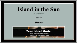 Island in the Sun by Weezer  arranged for String Trio by Zene Strings [upl. by Tabatha]