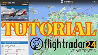 TUTORIAL FLIGHTRADAR24  ¿Gratis o paga [upl. by Ahsotal]