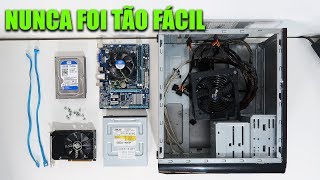 APRENDA A MONTAR UM PC GAMER OU DE ESCRITÓRIO COMPLETAMENTE [upl. by Flory]