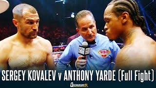 Sergey Kovalev v Anthony Yarde Full Fight  WBO World Light Heavyweight Title  August 2019 [upl. by Standish]