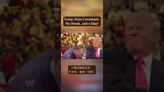 TrumpStyle Comeback No Words Just a Slap [upl. by Auqinahs]