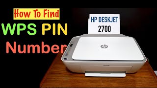 How to find the WPS PIN of hp Officejet 6962 allinone Printer review [upl. by Koss]