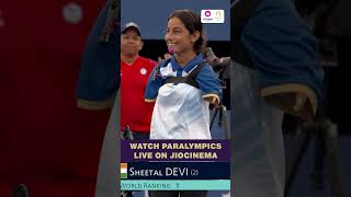 The Crowd Goes Wild as Sheetal Devi Takes the Stage  Paralympics Archery Highlights  JioCinema [upl. by Etem]