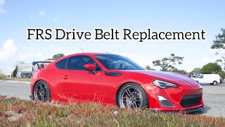 Replacing the Drive Belt on my FRS  Vlog 04 [upl. by Ajin]