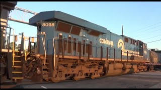 NS 192 w NS 8098 Conrail Heritage Unit in Augusta GA 101924 [upl. by Ynnot593]