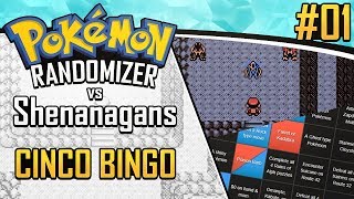 Pokemon Crystal Randomizer Cinco Bingo vs Shenanagans 1 [upl. by Ainesell]