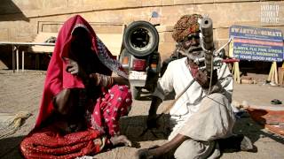 Indian Ravanahatha Street Musician [upl. by Maurili555]