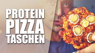 PROTEINZPIZZATASCHEN  einfacher amp günstiger Snack für unterwegs [upl. by Adah]