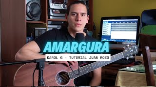 Amargura  Karol G Guitarra tutorial [upl. by Caro]