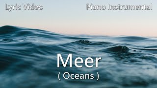 Meer Oceans  Anja Lehmann  Instrumental Cover mit Liedtext  Hillsong Lyric Video [upl. by Darreg81]