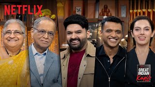 Business Icons Deepinder Goyal Narayana amp Sudha Murty  The Great Indian Kapil Show  Netflix [upl. by Nylyrehc]