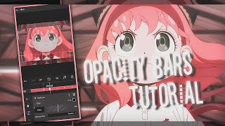 Opacity Bars Tutorial  Alight Motion Tutorial [upl. by Antone]