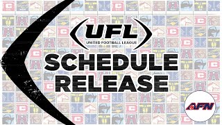 United Football League UFL Releases Their 2024 Regular Season Schedule [upl. by Oibaf]