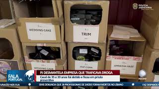 PJ desmantela empresa que traficava droga [upl. by Nessnaj171]