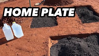 How I Fixed Home Plate on This High School Baseball Field 20x Speed 4K [upl. by Hsekin]