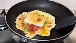 Cheese omelette Recipe  Chesey Breakfast  Recipe 🥚🍳 [upl. by Nnahtebazile17]