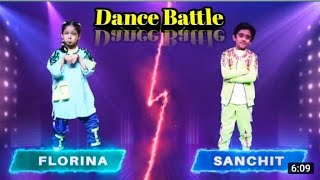 OMG Florina And Sanchit Dance Battle  Super Dancer chapter 4  sanchit florina florinavssqnchit [upl. by Ahsiuqal835]