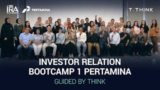 THINK Mengajar di Investor Relation Pertamina Bootcamp 1 [upl. by Lapotin]