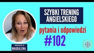 Pytania I Odpowiedzi w Angielskim  meeting 102  Szybki Trening Języka Angielskiego [upl. by Neyuq]