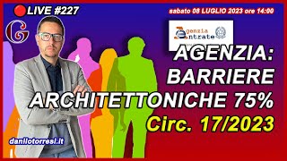 SuperBonus 110  BONUS BARRIERE ARCHITETTONICHE 75 Ti spiego ogni dettaglio  N 396 [upl. by Rondon]