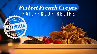 The Best French Crepes Recipe 🥞 [upl. by Nikoletta]