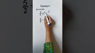 Division Fraction maths shorts [upl. by Eelah]