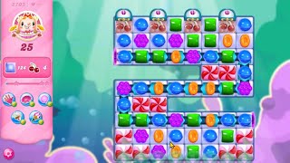 Candy Crush Saga LEVEL 2705 NO BOOSTERS new version [upl. by Roch]