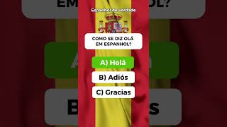 Saudações em espanhol quiz auladeespanhol espanholparabrasileiros quiz quizespaña [upl. by Notselrahc]