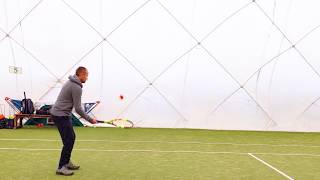 Mini Tennis  Self Rally Forehand Progression Part 1 [upl. by Feldt711]