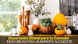 CÓMO DECORAR TU MESA EN OTOÑO 🍂 TRUCOS Y DETALLES DIY PARA SORPRENDER A TODOS [upl. by Sedecram]