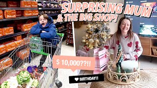 Surprising MUM For Her BIRTHDAY amp The BIG Christmas Food Shop [upl. by Attennyl]