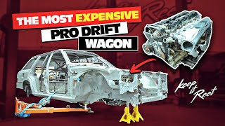 Pro Drift Car Build 1000HP 2JZ Sequential Skyline Wagon V3 [upl. by Adiehsar723]