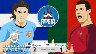 Adiós Cristiano Uruguay fue más que Portugal en octavos y ya piensa en Francia [upl. by Geraint]