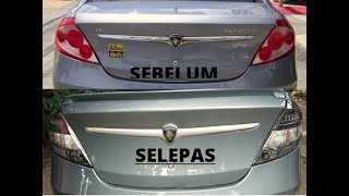 DIY CONVERT TAIL LAMP PERSONA 2007 KEPADA ELEGANCE [upl. by Ahsiuqet714]