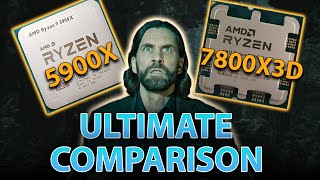 Ryzen 5900X VS 7800X 3D My Ultimate 1440P Comparison New Games [upl. by Kcirdnekel]