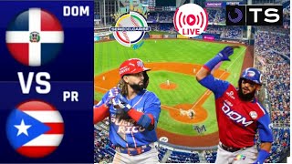 R DOMINICANA 5  2 P RICO  En vivo SERIE DEL CARIBE Miami 2024 EDICION 66 JORNADA 3 [upl. by Wolfe943]