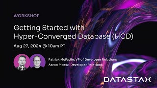 Getting Started with HyperConverged DatabaseHCD [upl. by Nivart92]