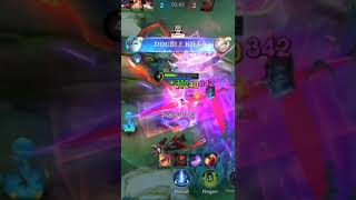 Aamon vsv everyone Damage Build one shot 😱 subscribe plz support chanel mlbbhyperaamon india [upl. by Marsden286]