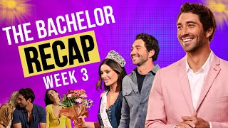 The Bachelor RECAP Week 3 Joey Confronts Maria amp Who Got Eliminated [upl. by Maise]