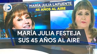 María Julia Lafuente 45 años al aire [upl. by Neellok]